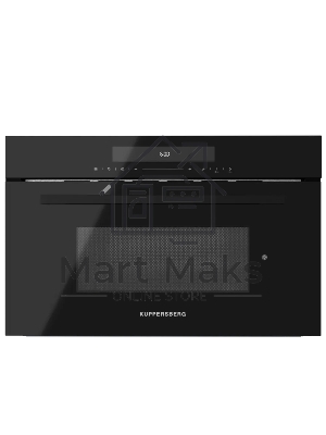 Микроволновая печь встраиваемая Kuppersberg, High-Tech, 34 л, гриль, 5 уровней мощности, 8 автоматических программ, многофункциональный таймер, размораживание, сенсорное управление, блокировка от детей, поворотный стол, черный
