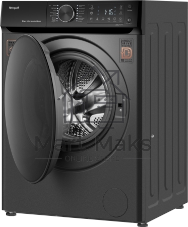 Стиральная машина Weissgauff WM 59411 Direct Drive Inverter Steam Deep Grey серая, загрузка фронтальная 11кг, 1400 об/мин., класс: A+++