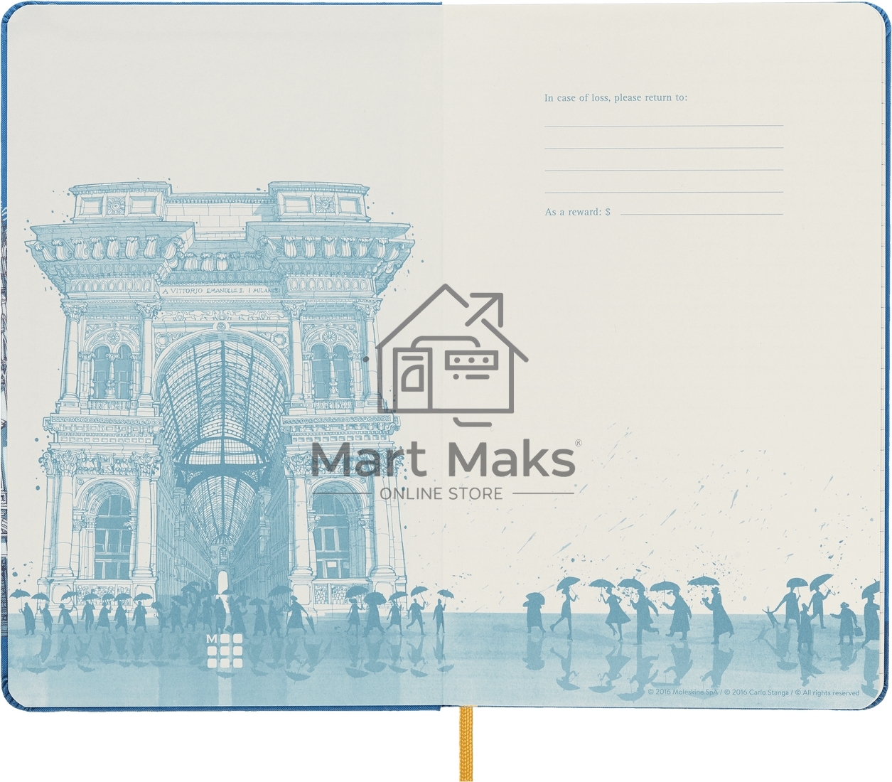 Блокнот Moleskine LIMITED EDITION I AM MILAN LEQP060IAMI Large 130х210мм, 240 страниц, слоновая кость страницы линейка, твердая обложка, белый