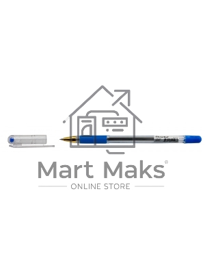 Ручка шариковая Silwerhof Daily Golden прозрачный, d=0.5мм, синие чернила, сменный стержень, линия 0.3мм, резиновая манжета