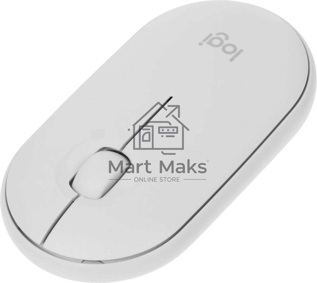 Мышь беспроводная Logitech Pebble M350 белый, 1000 dpi, радиоканал, Bluetooth, USB, кнопки - 3