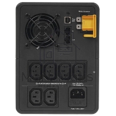 Источник бесперебойного питания APC Back-UPS BX1600MI / 1600ВА / 900Вт / 6xIEC 320 C13, 2xRJ-45