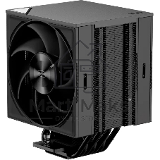 Кулер для процессора PCCooler RZ700D BK (270W, 4-pin PWM, 159.5mm, Al/Cu, 7x6mm, 2x120mm, 79.8CFM, 35.9dBA, 2400RPM, S: 1851/1700/1200/115X, AM5/AM4, black)