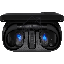 Гарнитура ASUS ROG Cetra Open Wireless Gaming Earbuds чёрный, беспроводная, радиоканал, до 16 ч, подсветка, совместимость с PS5
