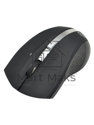 Мышь беспроводная Oklick 615MW черный/серебристый, 1000 dpi, радиоканал, USB, кнопки - 3