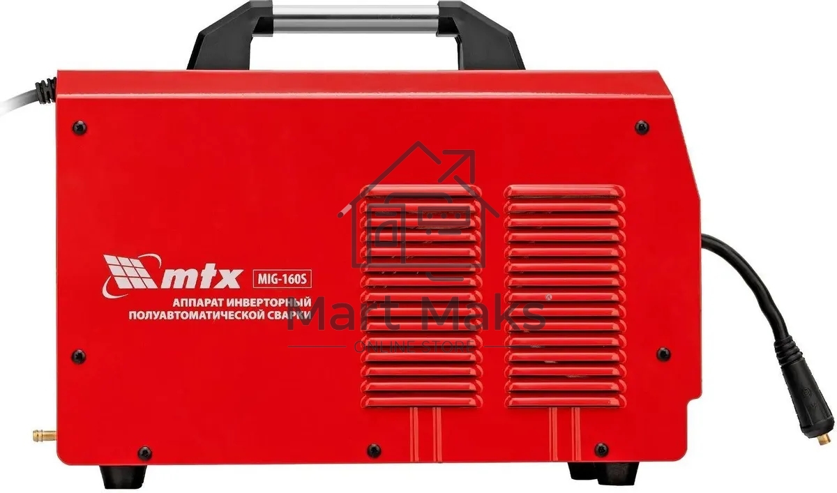Аппарат инвертор. полуавтомат. cварки MIG-160S, 160A, ПВ 60%, катушка 5 кг MTX