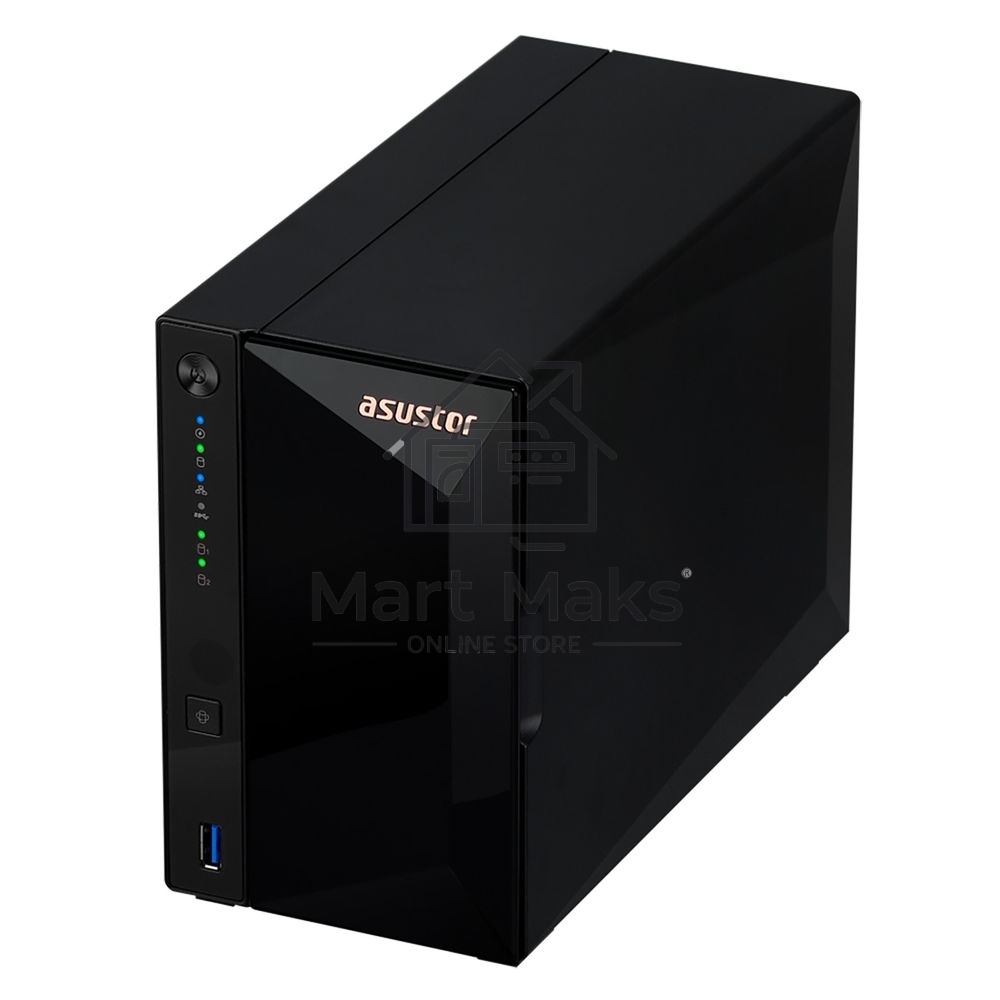 Система хранения данных ASUSTOR AS3302T V2/ASUSTOR/2 BAY/EU