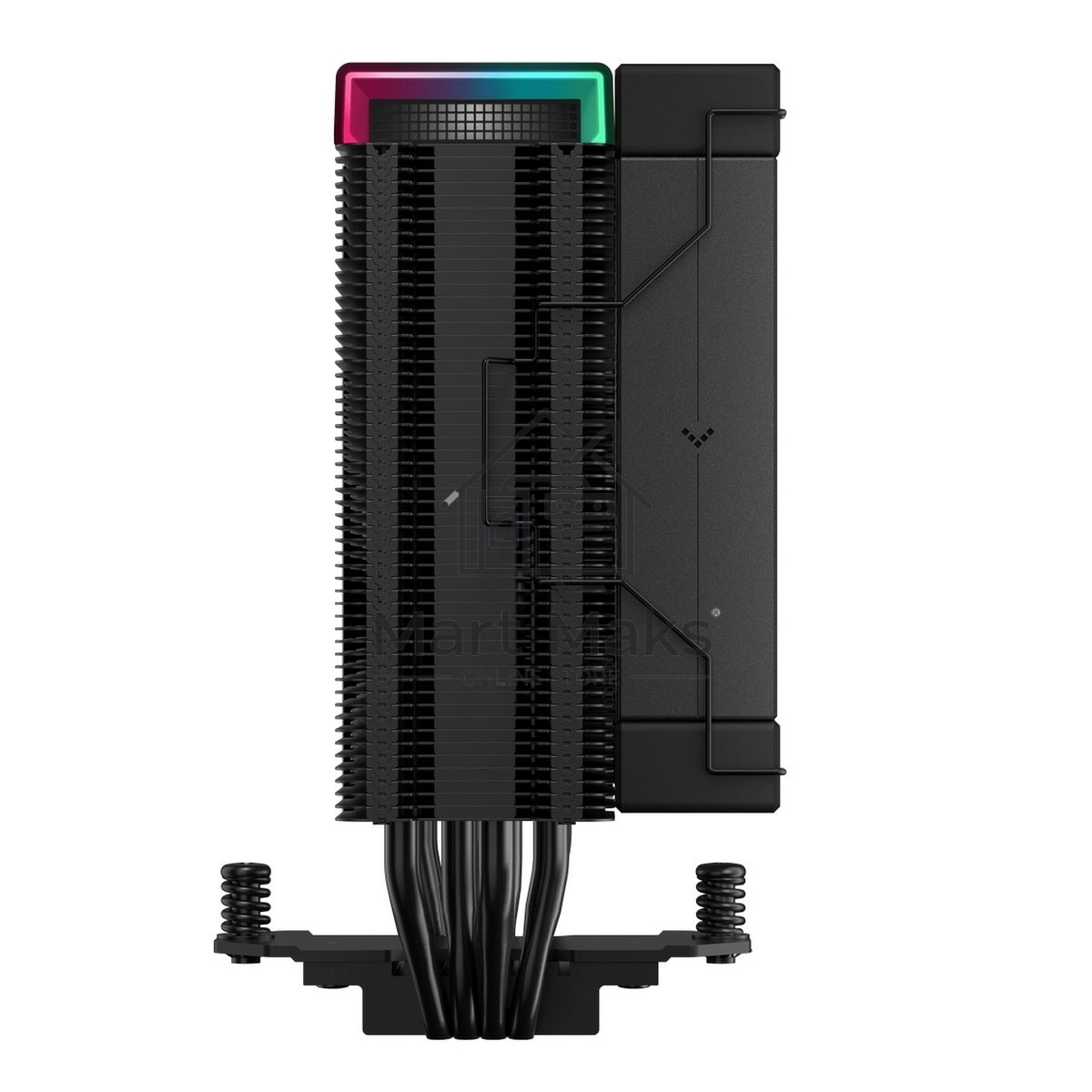 Кулер для процессора DEEPCOOL AK400 DIGITAL PRO черный, 120 мм, алюминий/медь, 1750 об/мин, 25 дБ, 4 pin, 220 Вт, 159 мм