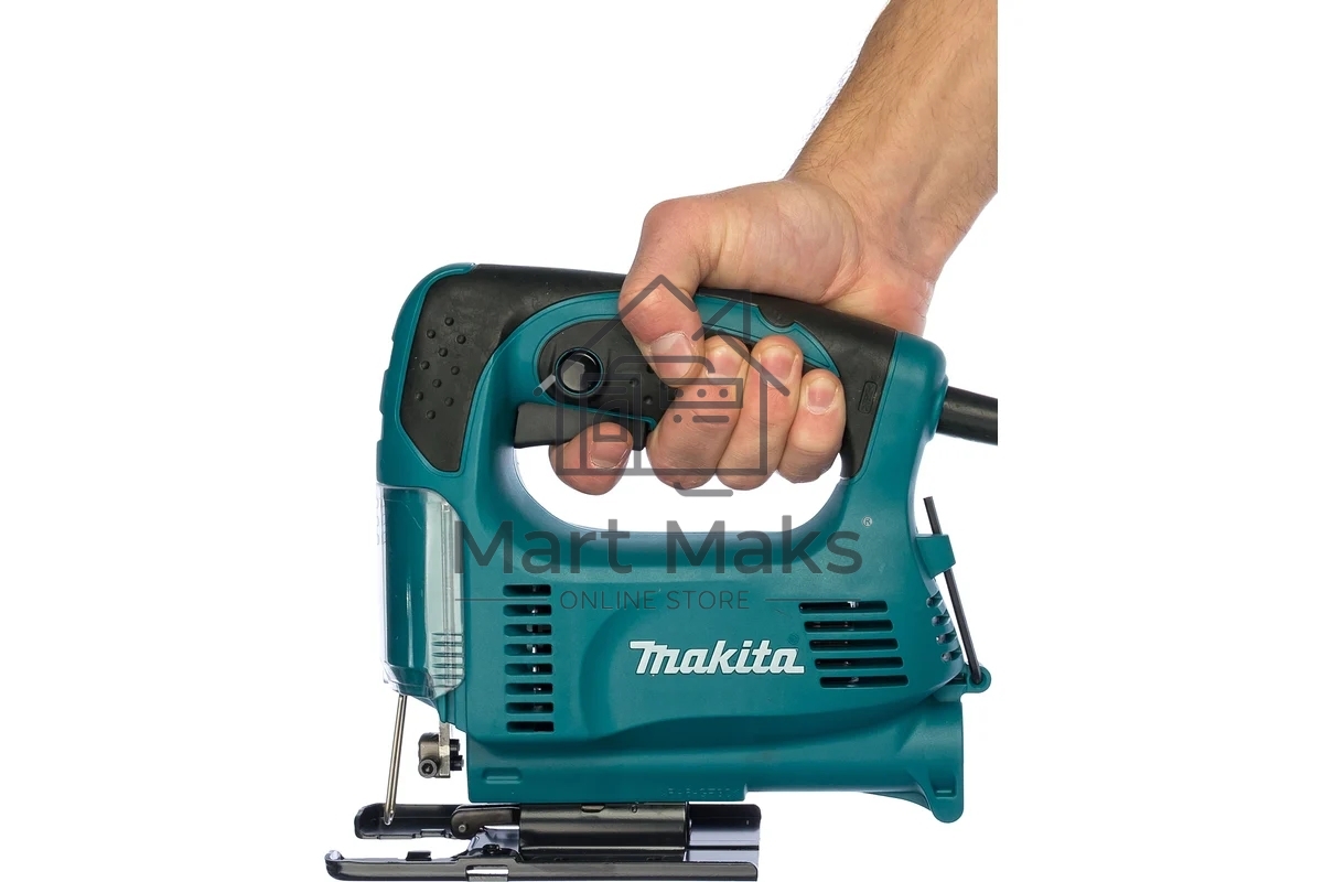 Лобзик Makita 4326 Лобзик,в\рук, 450Вт,3100об\м,ход-18мм,рез-65мм,1.8кг,кор