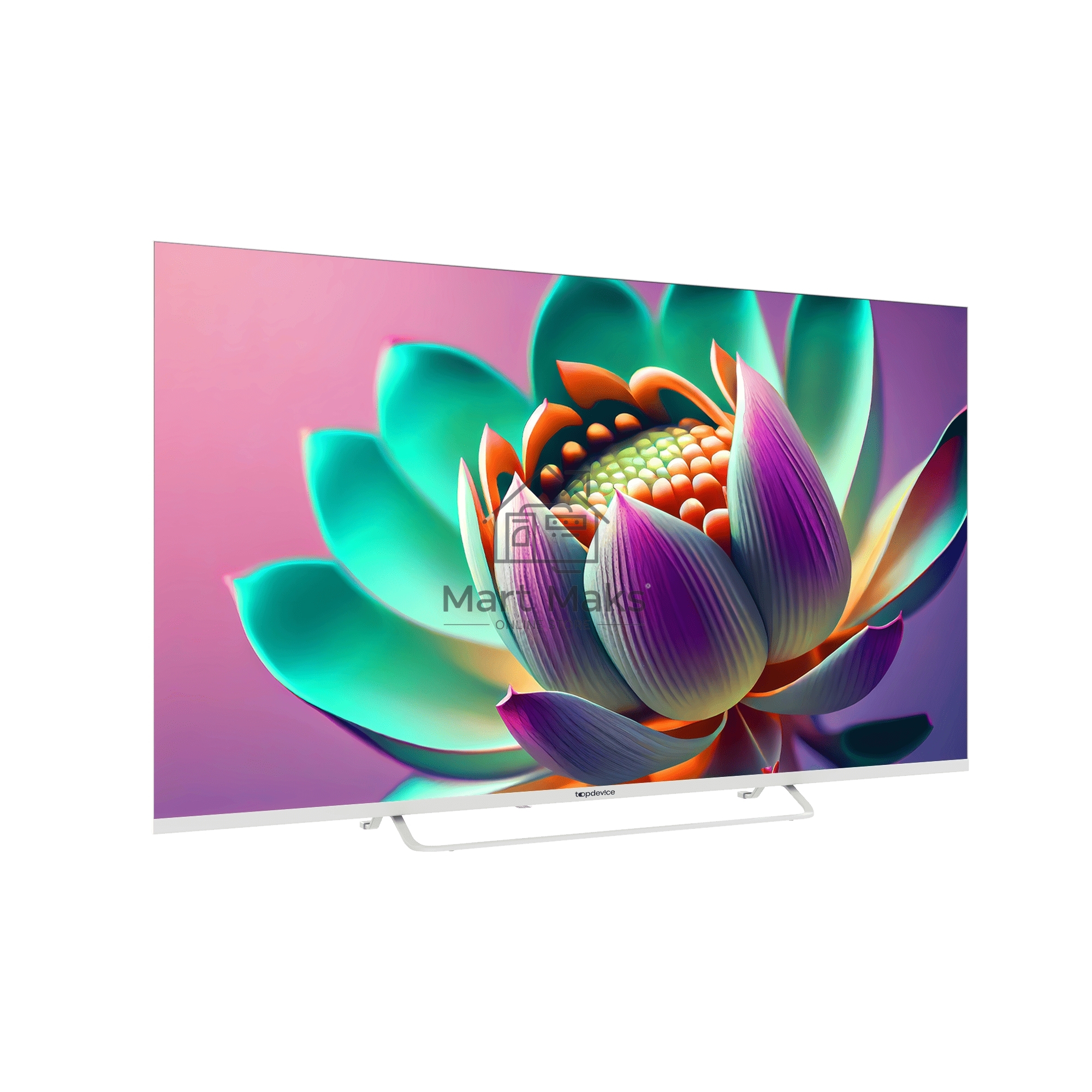 Телевизор TopDevice 50'' TDTV50CS07U_WE белый UHD Smart YaOS 1 5GB 8GB