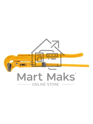 Трубный рычажный ключ №1 с прямыми губками Deli DL105140 315мм, раскрытие губок 0-40мм, сталь Cr-V