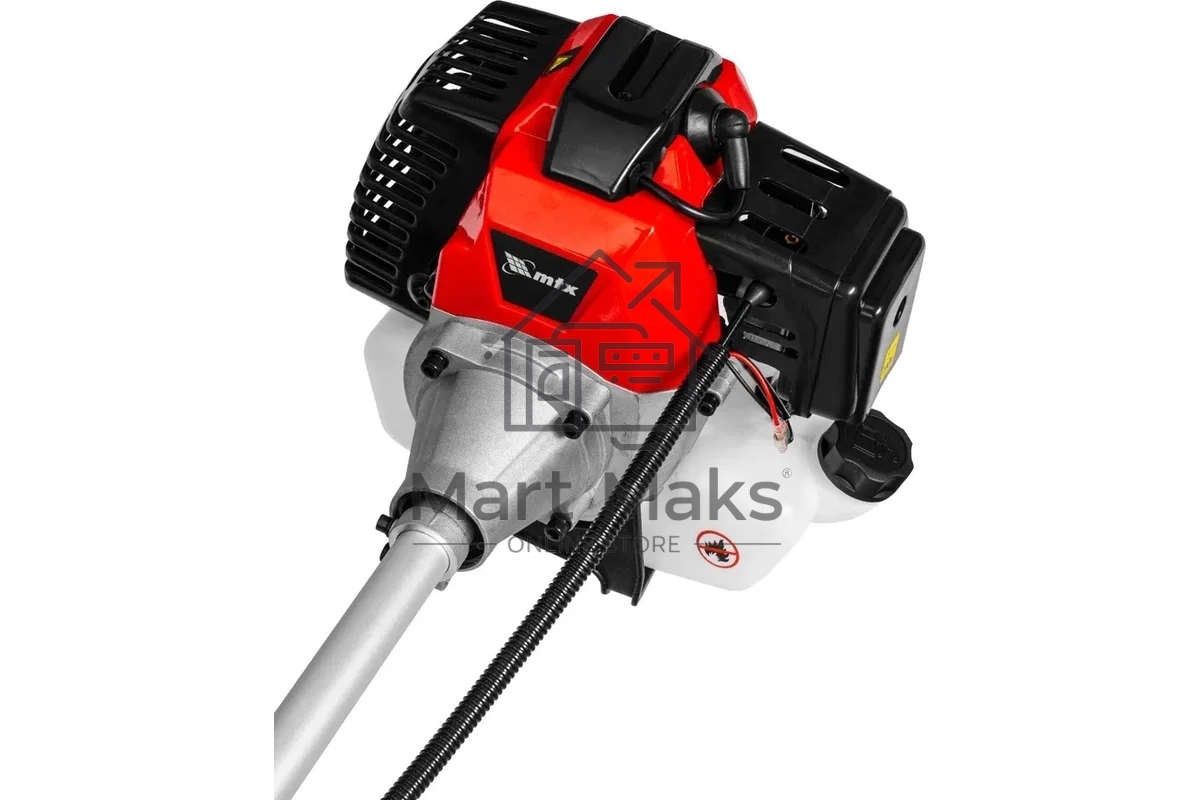 Триммер бензиновый MTX MT-52, 52 см3, неразъемная штанга, состоит из 2 частей