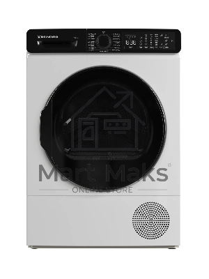 Сушильная машина DELVENTO VWD710 белый, 8 кг, сушка - конденсационная, программ - 15, 59.6 x 85.5 x 60.9 см