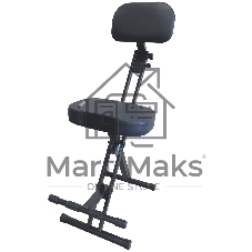 Стул для гитариста FORCE BSC-07 максимальная нагрузка 100 кг, регулировка высоты 620-670 мм, размер сиденья 360х270 мм, вес 7,54 кг, цвет матовый черный
