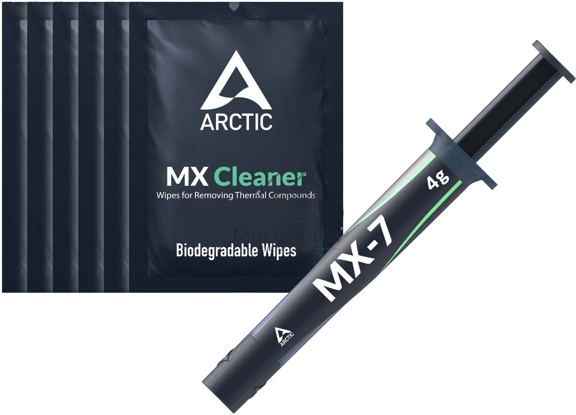 Термопаста Arctic Cooling MX-7 Thermal Compound 4-gramm with 6pcs MX Cleaner (ACTCP00092A)