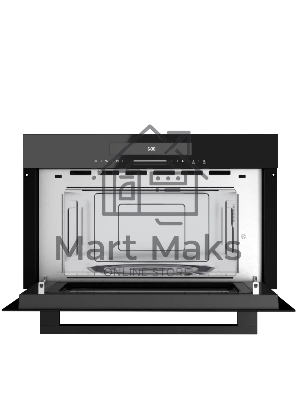 Микроволновая печь встраиваемая Kuppersberg, High-Tech, 34 л, гриль, 5 уровней мощности, 8 автоматических программ, многофункциональный таймер, размораживание, сенсорное управление, блокировка от детей, поворотный стол, черный