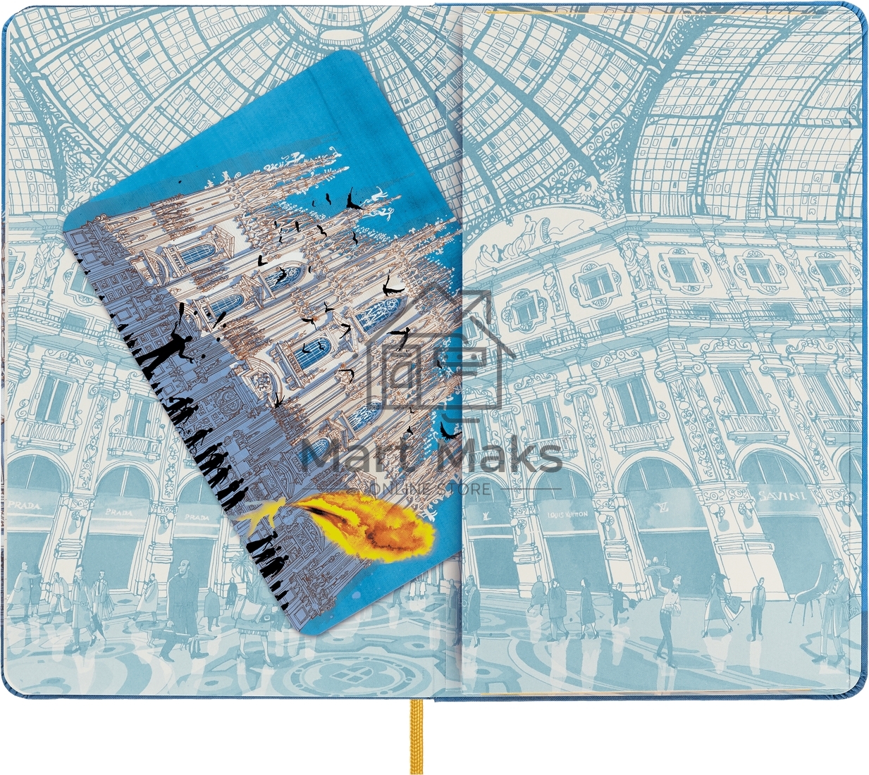 Блокнот Moleskine LIMITED EDITION I AM MILAN LEQP060IAMI Large 130х210мм, 240 страниц, слоновая кость страницы линейка, твердая обложка, белый