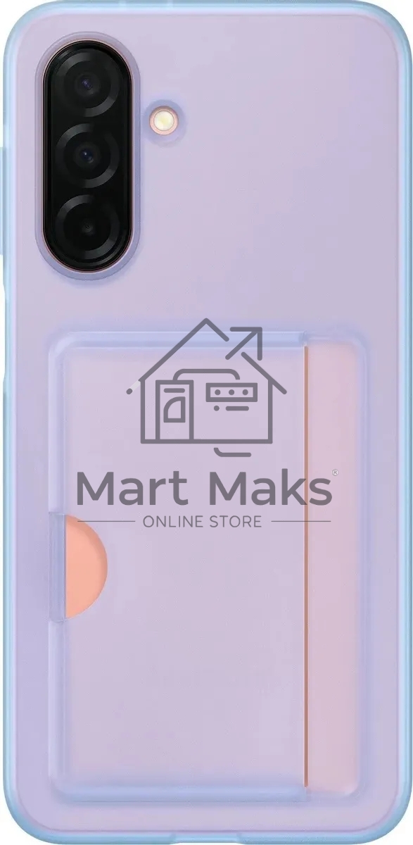 Чехол (клип-кейс) Samsung для Samsung Galaxy A26 Card Slot Case A26 голубой (EF-OA266TLEGRU)