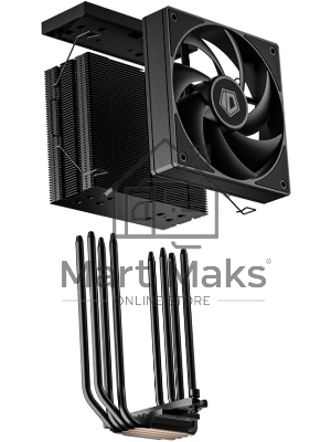 Кулер для процессора ID-COOLING FROZN A410 TD LGA1851/1700/1200/115X/AM5/AM4 (10шт/кор, TDP 220W, PWM, 4 тепл.трубки прямого контакта, FAN 120мм, черный) RET