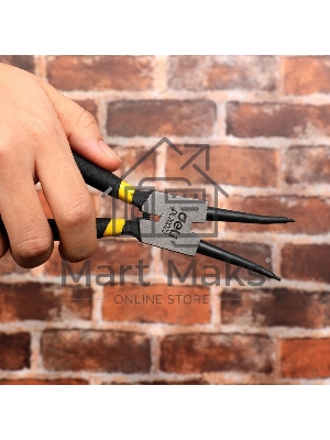 Набор из 4-х съемников стопорных колец Deli DL20521-4175мм, сталь HRC50-54, прорезиненная рукоять, блистер