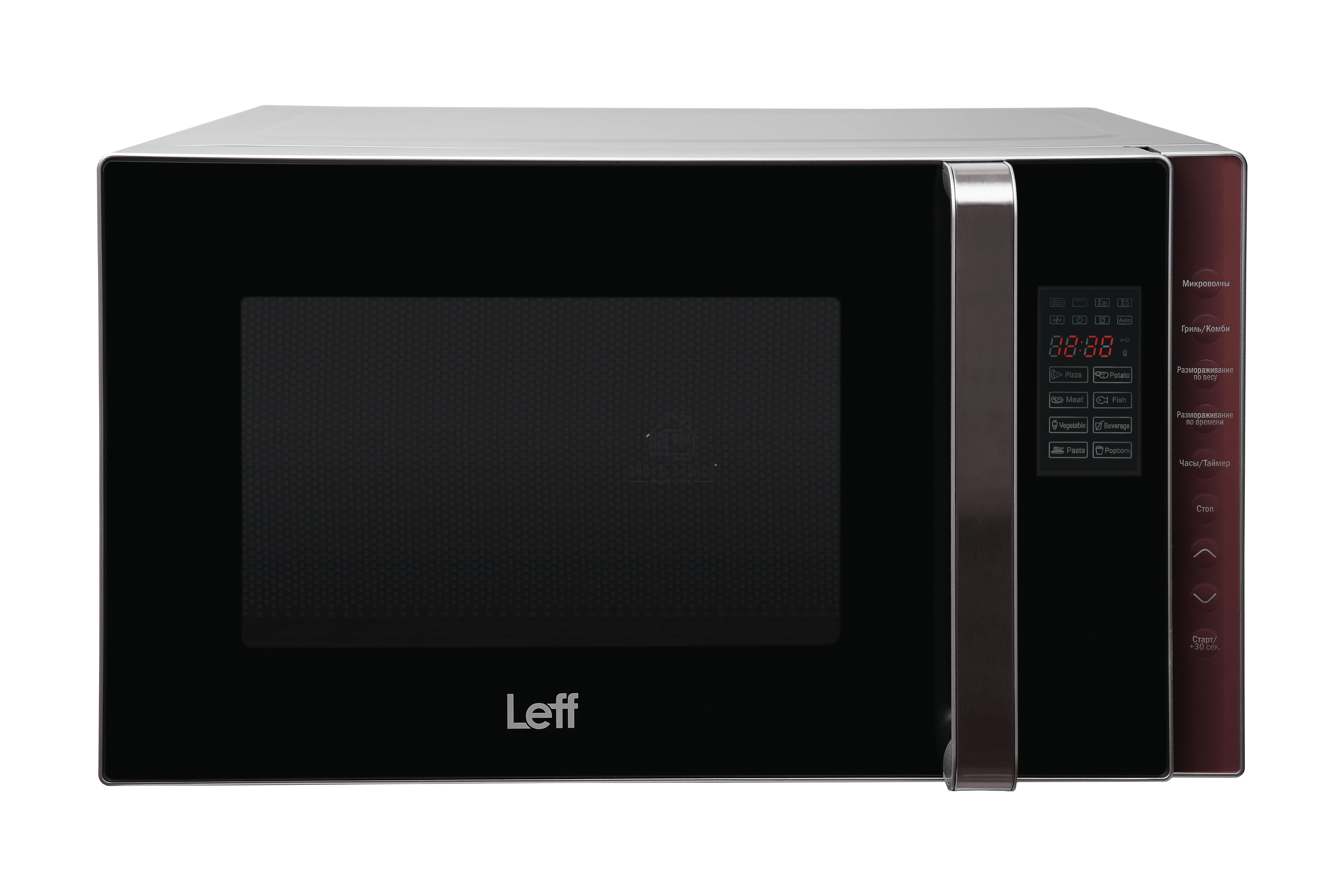 Микроволновая печь LEFF 23MD803SG черный, 23 л, 800 Вт, переключатели - мембранные кнопки/сенсор