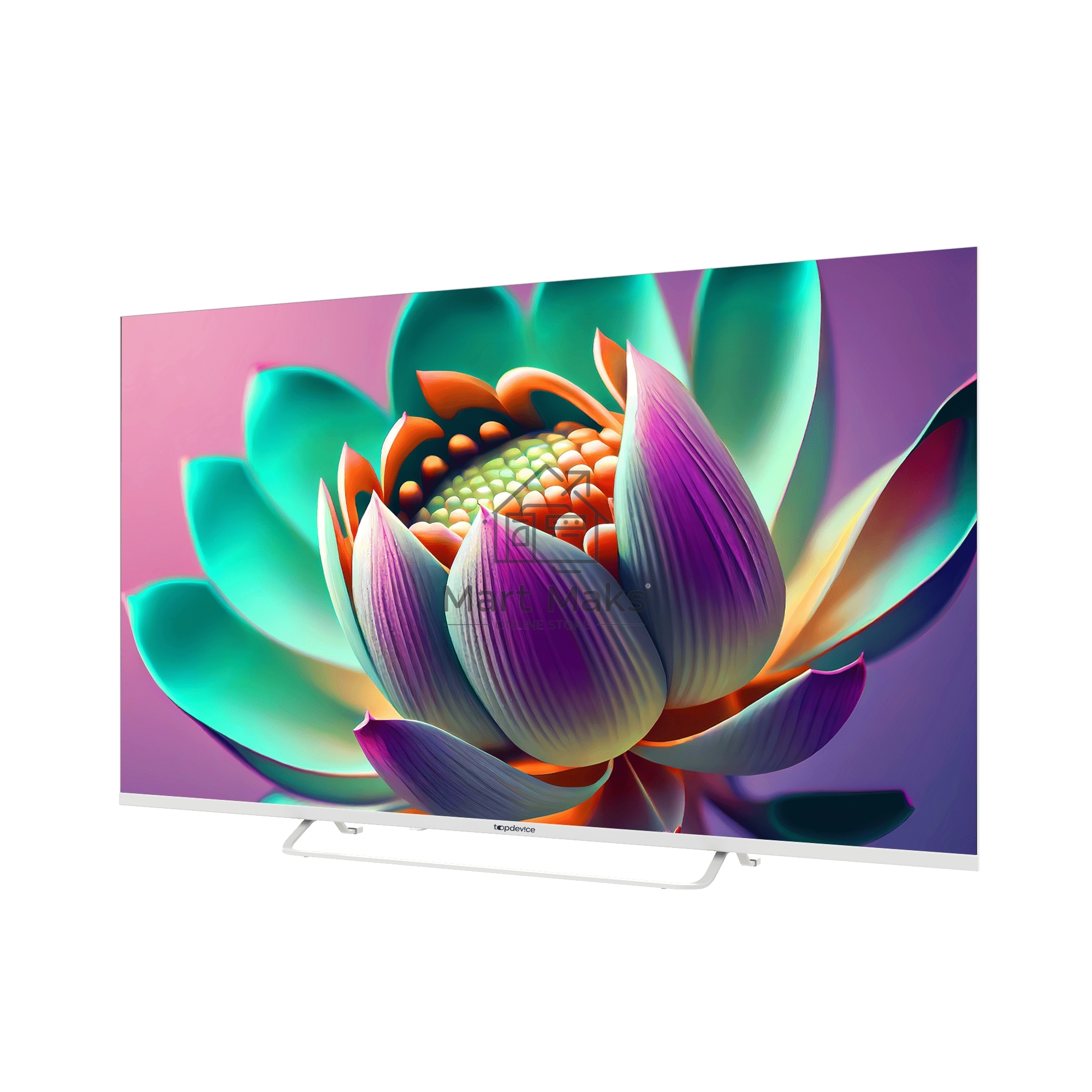 Телевизор TopDevice 50'' TDTV50CS07U_WE белый UHD Smart YaOS 1 5GB 8GB