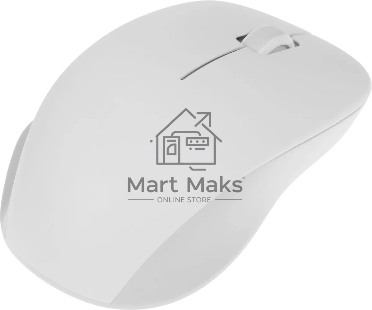 Мышь беспроводная Xiaomi Wireless Mouse Comfort Edition белый, 1200 dpi, радиоканал, USB, кнопки - 3