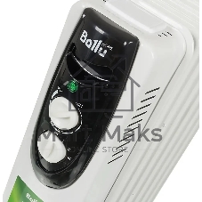 Обогреватель масляный Ballu Classic BOH/CL-07WRN (7 секций), белый, 1500 Вт, 20 м2, термостат