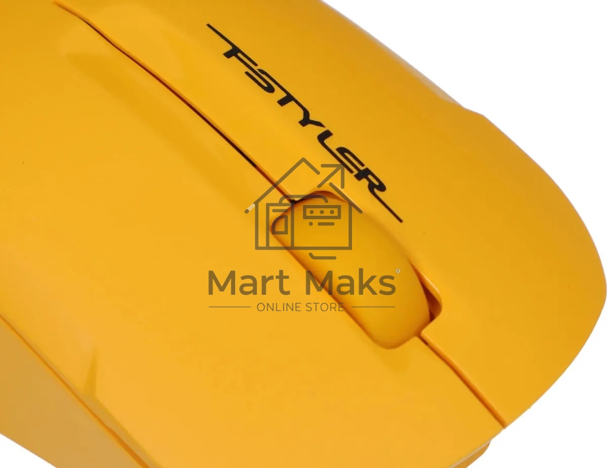 Мышь беспроводная A4Tech Fstyler FG15CS Air2 желтый, 1200 dpi, радиоканал, USB, кнопки - 3