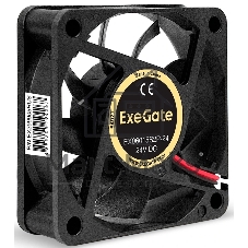 Вентилятор корпусной ExeGate EX06015S2P-24, 60 мм, 4800 об/мин, 34 дБ, 2-pin, без подсветки