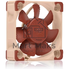Вентилятор корпусной Noctua NF-A4x10 24V PWM, 40 мм, 5000 об/мин, 17.9 дБ, 4-pin PWM, без подсветки