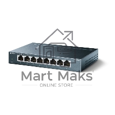 Коммутатор TP-Link TL-SG108, 8×1 Гбит/с, неуправляемый