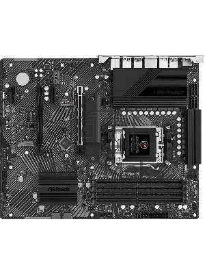 Материнская плата ASRock B650 PG Lightning, AM5, AMD B650, 4xDDR5, 4xSATA, 3xM.2, 1xPCI-E 4.0 x16, 1xPCI-E 4.0 x2, 1xHDMI, 1x 2.5Gb LAN, 4xUSB-A 2.0, 7xUSB-A 3.2 Gen 1, 1xUSB-C 3.2 Gen 2x2, 3x3.5 мм, 7.1, ATX