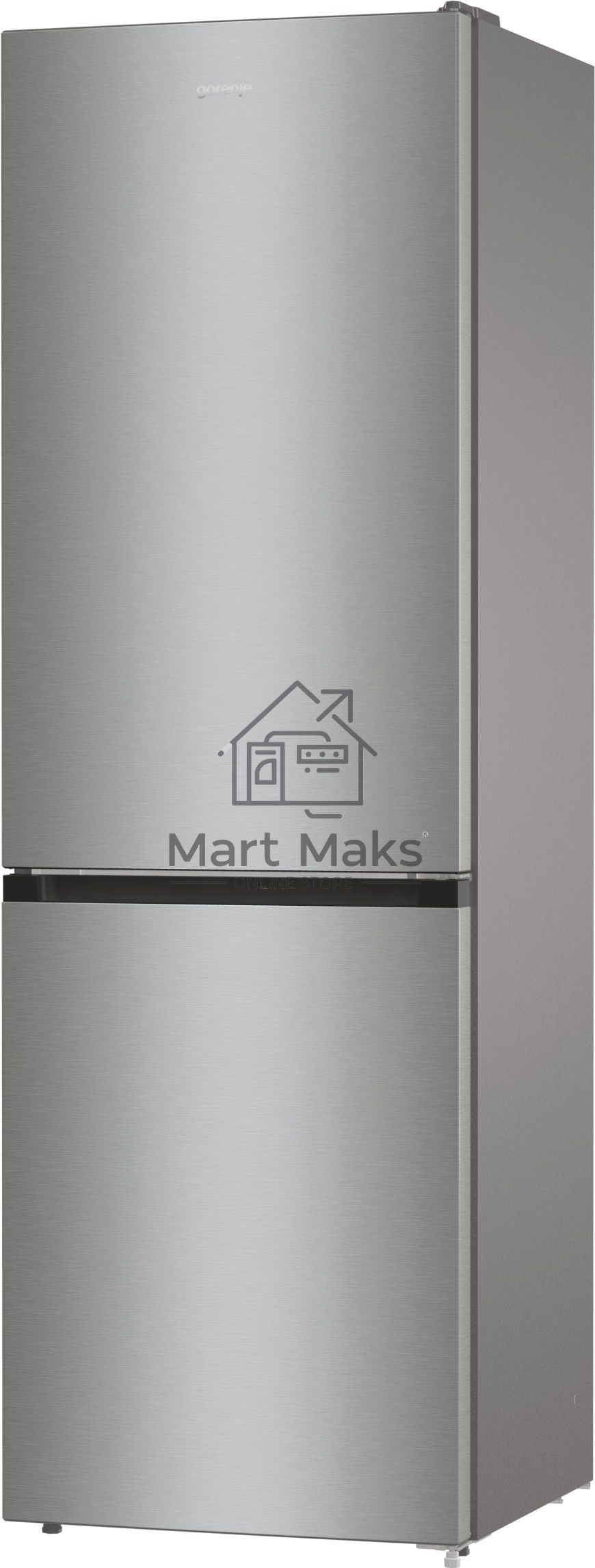 Холодильник Gorenje NRKE62XL серебристый металлик двухкамерный 203/99л морозилка снизу, No Frost