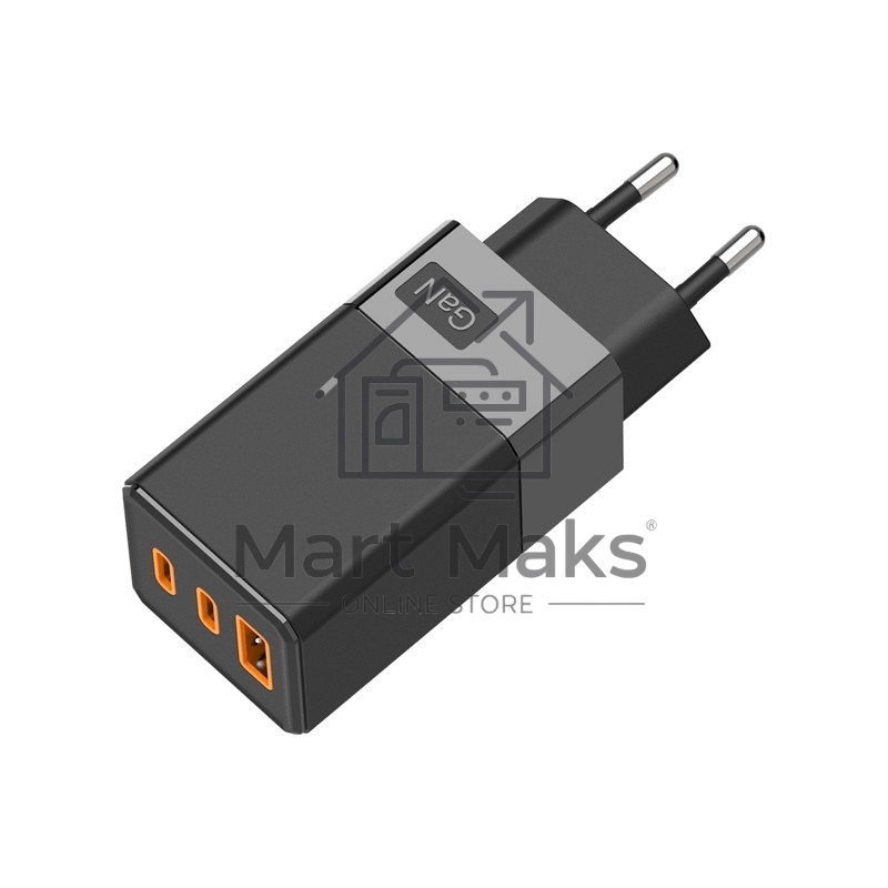 Сетевое зарядное устройство USB-A и 2 USB-C, 65Вт Rexant