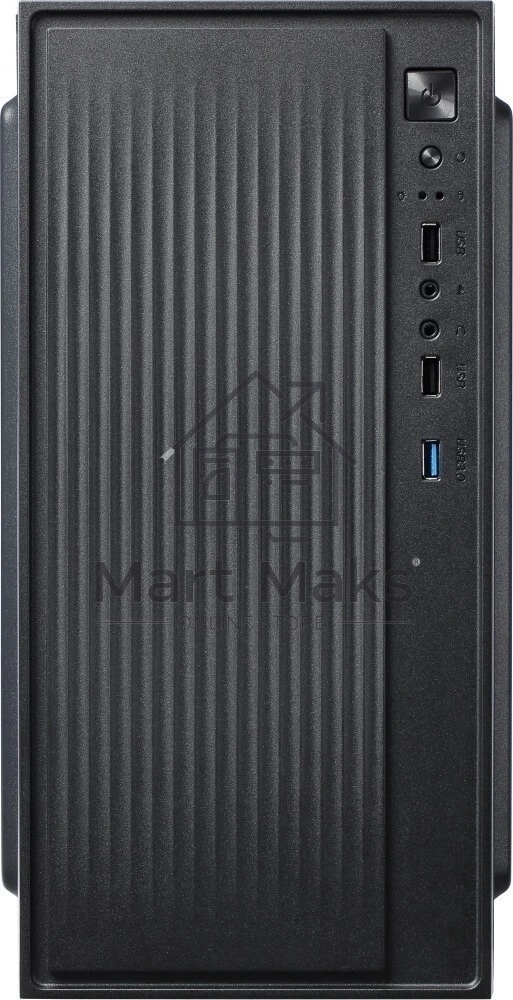 Компьютерный корпус Accord ACC-261B черный без БП mATX 1x80mm 1x92mm 2x120mm 2xUSB2.0 1xUSB3.0 audio