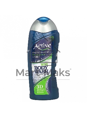 Гель для душа Active мужской, с витамином B5 Спорт 3D NATURAL, 400 мл (512302022)