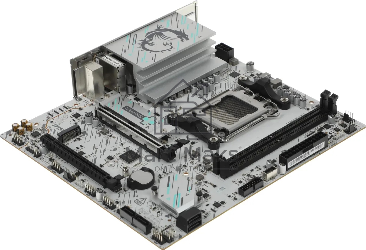 Материнская плата MSI B840M GAMING WIFI6E, AM5, AMD B840, 2xDDR5, 4xSATA, 2xM.2, 1xPCIe 4.0 x16, 1xPCIe 3.0 x4, 1xDP, 1xHDMI, 1x2.5Gb LAN, Wi-Fi 6E, Bluetooth 5.3, 4xUSB-A 5Gbps, 2xUSB-A 2.0, 2x3.5 мм, 7.1, mATX