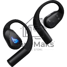 Гарнитура ASUS ROG Cetra Open Wireless Gaming Earbuds чёрный, беспроводная, радиоканал, до 16 ч, подсветка, совместимость с PS5