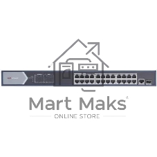 Коммутатор Hikvision DS-3E0526P-E(O-STD), 24×1 Гбит/с PoE + 1×1 Гбит/с SFP, неуправляемый