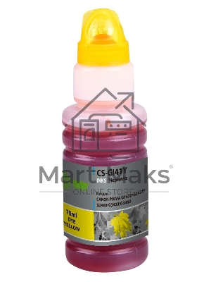 Чернила Cactus CS-GI41Y желтый 70мл для Canon PIXMA G1420/G2420/G2460/G3420/G3460