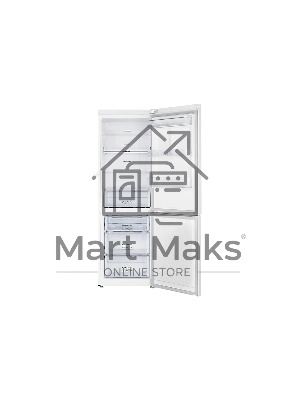 Холодильник Samsung RB33A32N0WW белый двухкамерный 230/98л морозилка снизу, No Frost