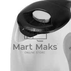 Чайник электрический Maxwell MW-1079 W, 2200 Вт, 1.7 л, белый/черный