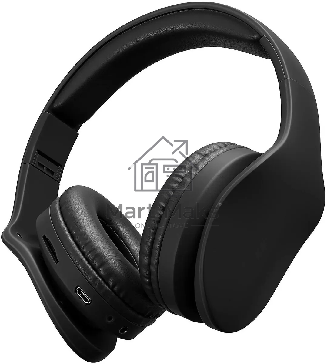 Гарнитура накладные Digma BT-17 черный беспроводные bluetooth оголовье