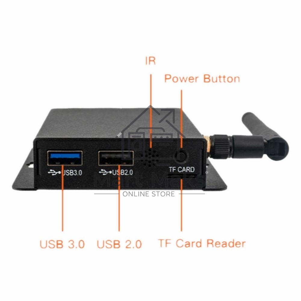 Одноплатный компьютер FireFly EC-R3328PC 2GB DDR3 16GB EMMC