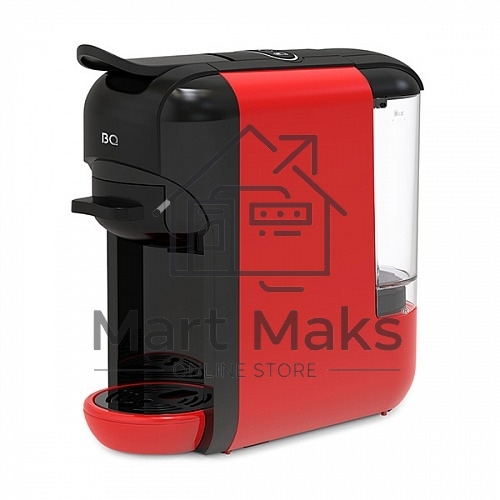 Кофеварка 3 в 1 BQ CM3000 черный-красный, исп. кофе - капсулы/молотый, 0.6 л, 1450 Вт, 19 бар