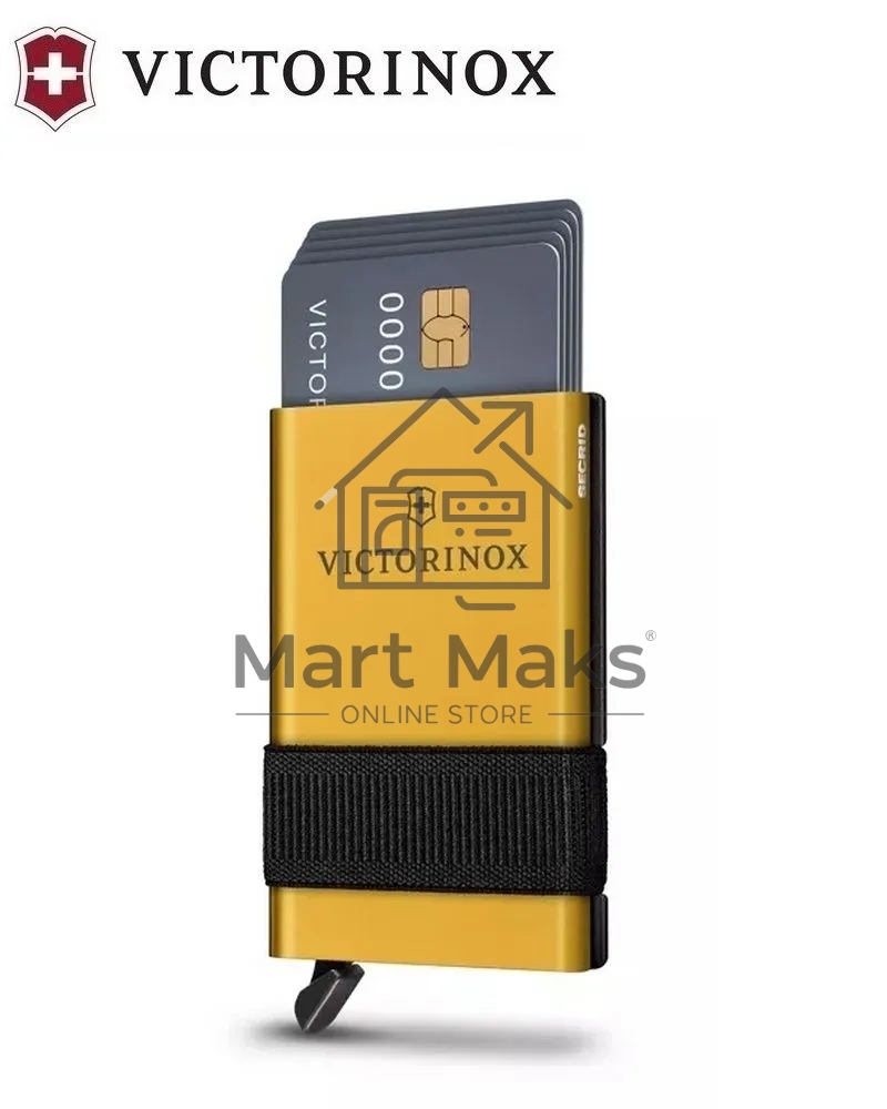 Швейцарская карта Victorinox Smart Card Wallet Delightful (0.7250.38) золотистый коробка подарочная