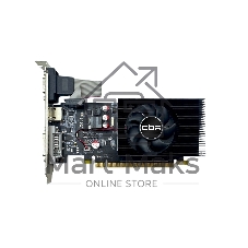 Видеокарта CBR GeForce GT 730, 2 GB DDR3, 128 bit, HDMI, DVI-D, VGA, GPU 700 MHz
