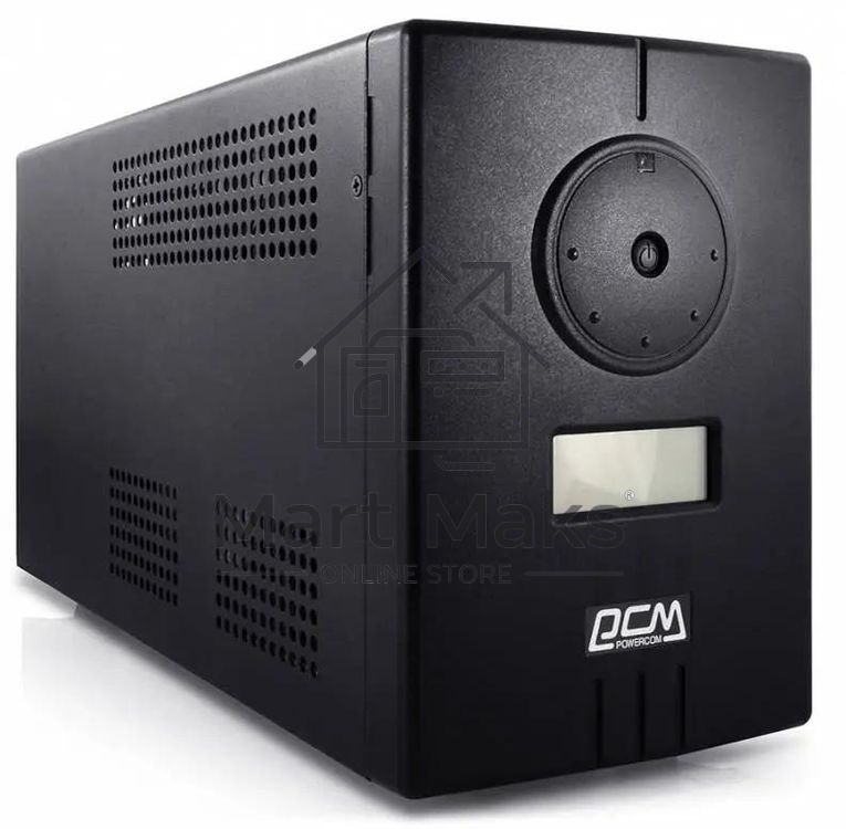 Источник бесперебойного питания Powercom Infinity INF-1100 / 1100 ВA / 7700 Вт / 2 x CEE 7 (евророзетка)