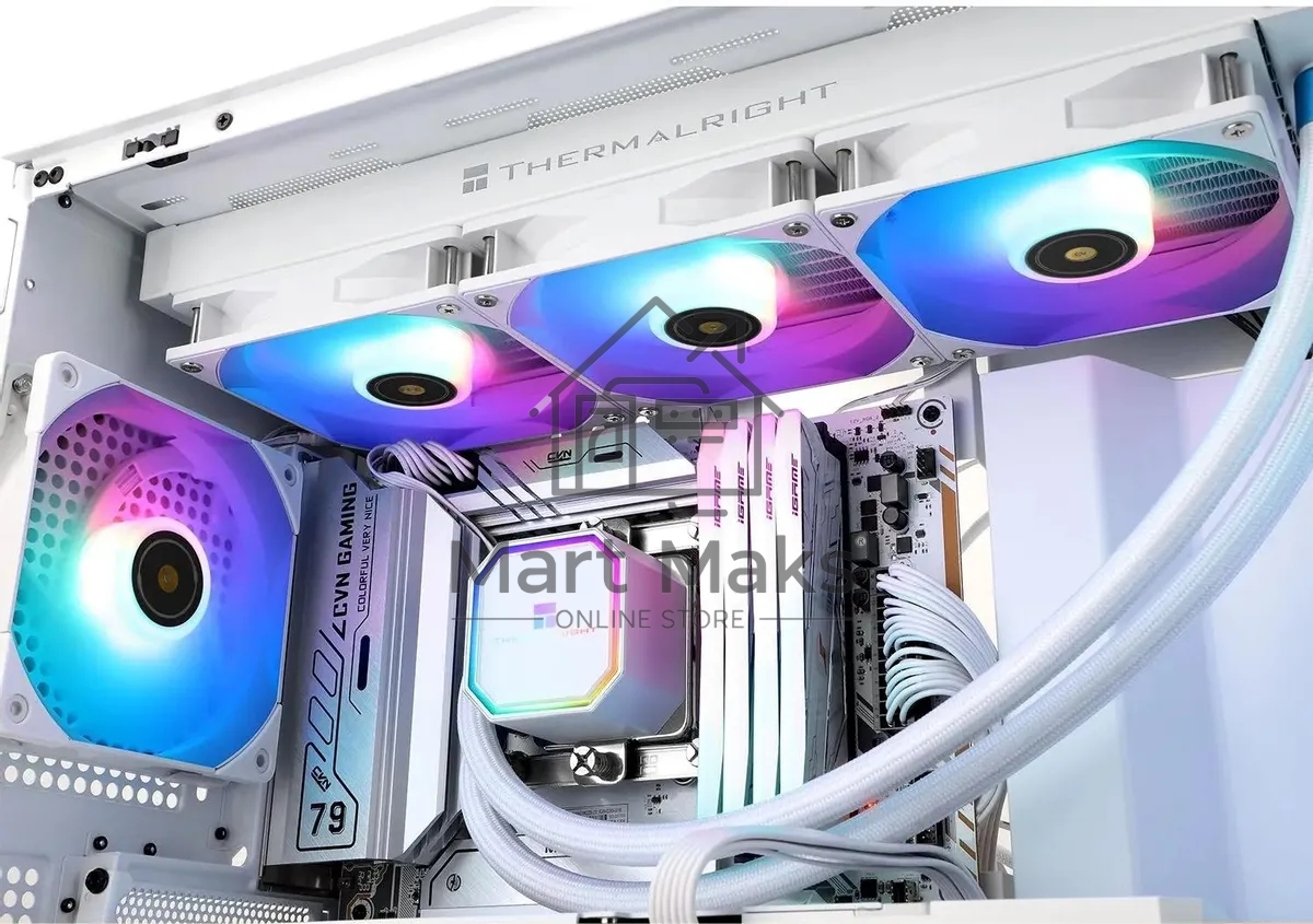 Система водяного охлаждения Thermalright Frozen Prism 360 ARGB Soc-AM5/AM4/1151/1200/2066/1700 белый 4-pin 27dB Al Ret (F-PRISM-360-WH-ARGB)